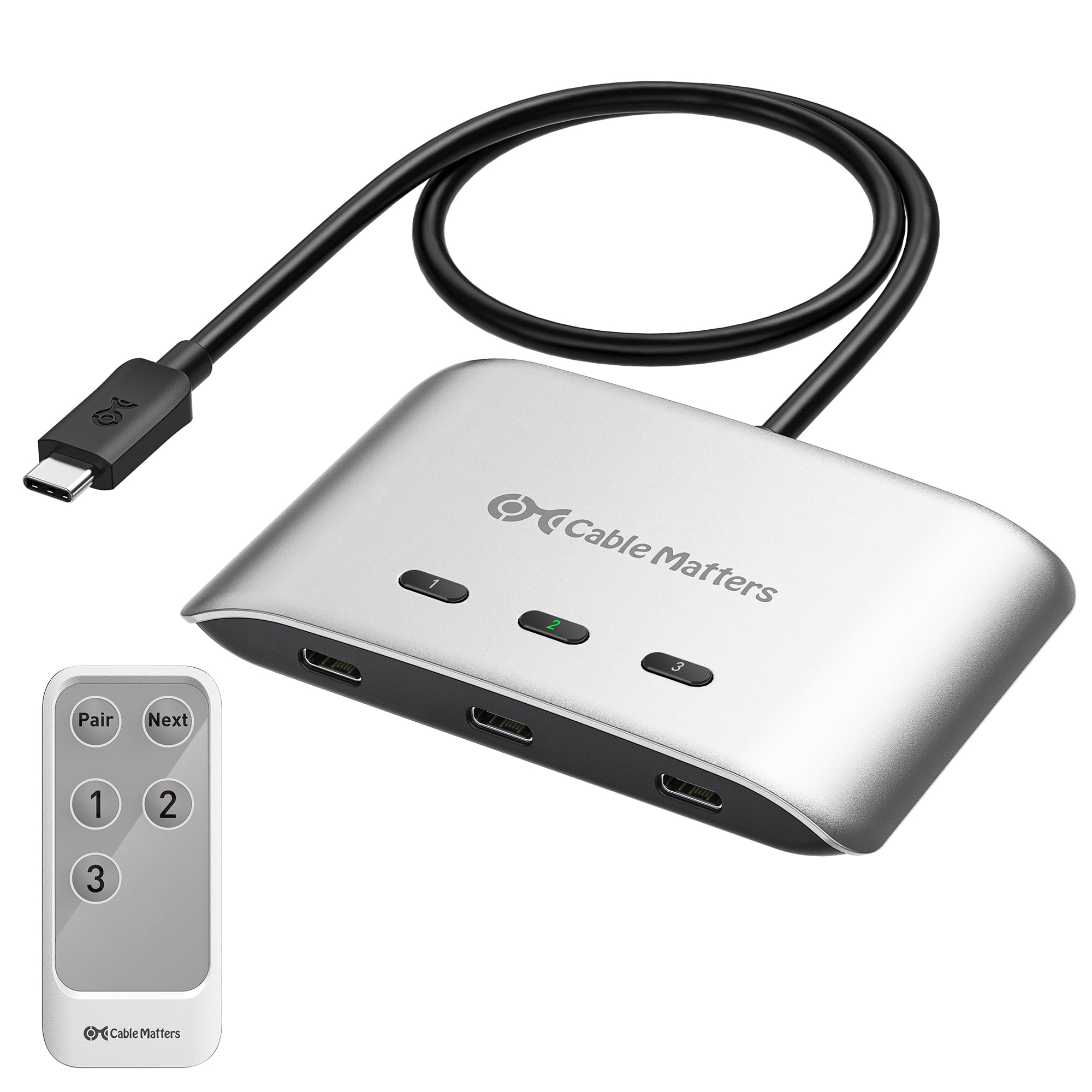 Jjhrページです Amazon.com: Cable Matters 20Gbps USB C KVM Switch, 3-in-1-Out